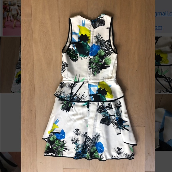 Proenza Schouler Ikebana Floral Peplum Dress - Picture 8 of 11
